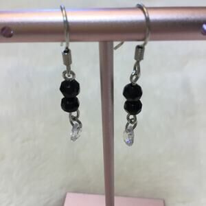 Silver Adorable Tiny Beans Earrings